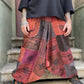 Nepal Patchwork Şalvar – Mevsimlik, Kiremit Tonları, Unisex