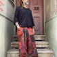 Nepal Patchwork Şalvar – Mevsimlik, Kiremit Tonları, Unisex