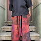 Nepal Patchwork Şalvar – Mevsimlik, Kiremit Tonları, Unisex