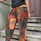 Nepal Patchwork Cepli Kadın Bohem Pantolon
