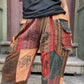 Nepal Patchwork Cepli Kadın Bohem Pantolon