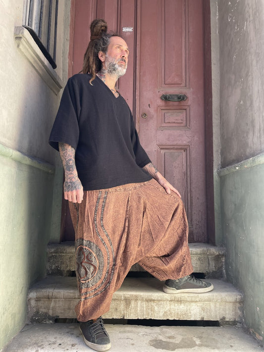 Unisex Bohem Nepal Şalvar Pantolon