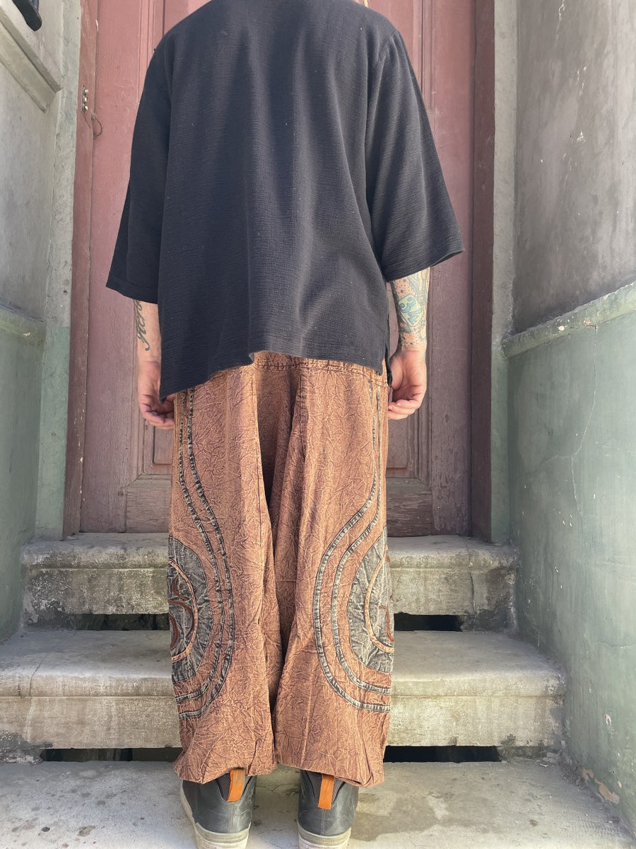 Unisex Bohem Nepal Şalvar Pantolon