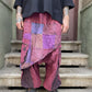 Mevsimlik & Kışlık Bordo Nepal Patchwork Şalvar