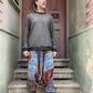 Unisex Nepal Patchwork Aum Baggy Trousers