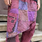 Mevsimlik & Kışlık Bordo Nepal Patchwork Şalvar