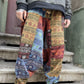 Unisex Nepal Patchwork Aum Baggy Trousers