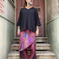 Mevsimlik & Kışlık Bordo Nepal Patchwork Şalvar