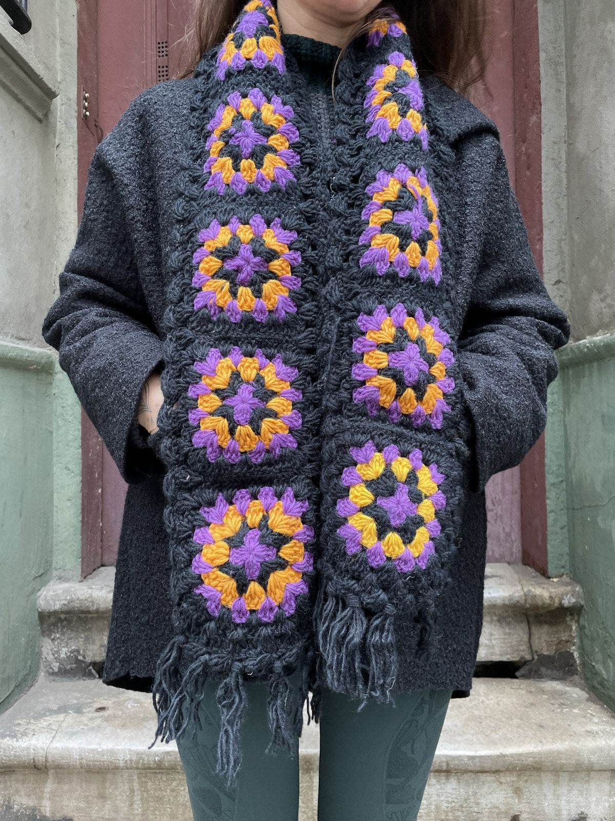 Nepal Wool Striped Scarf