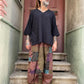 Mevsimlik Nepal Patchwork Taşlanmış Şalvar Pantolon – Unisex, Rahat Tasarım