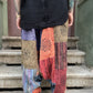 Unisex Nepal Patchwork Renkli Pantolon Şalvar