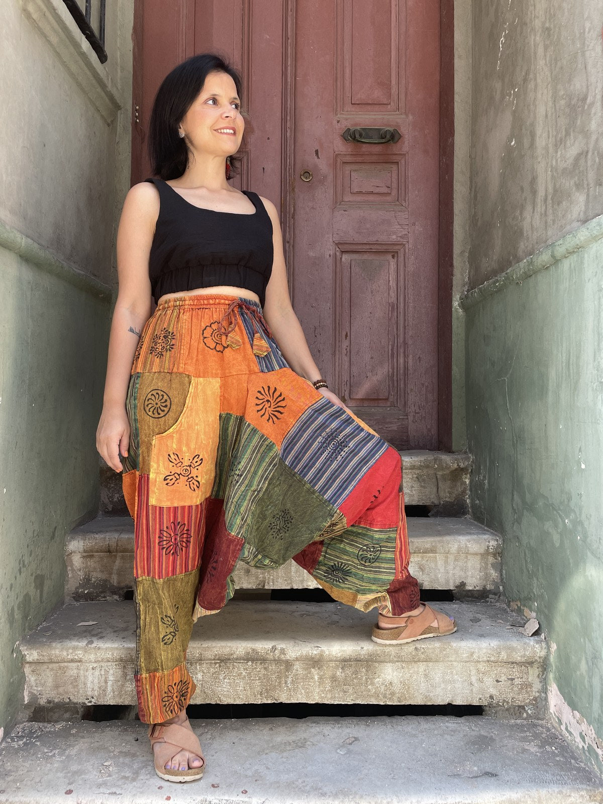 Nepal Patchwork Festival Women's Shalwar Trousers