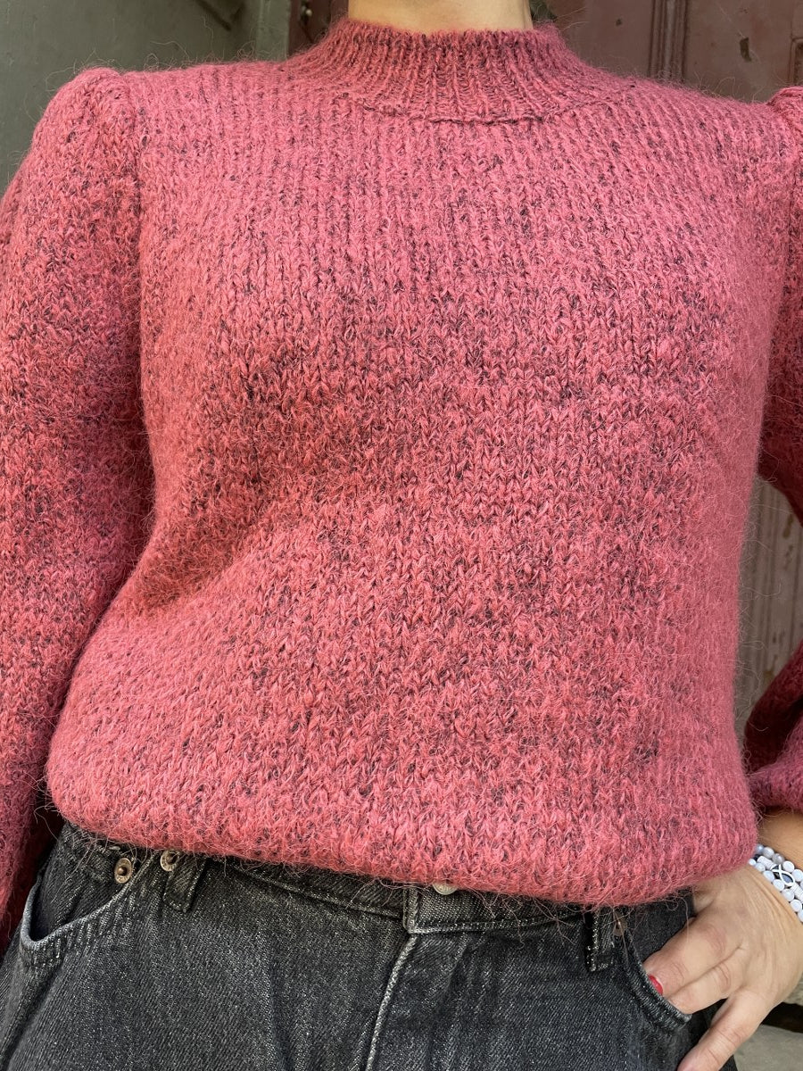 Yumuşak Dokulu Kadın Pembe Kazak