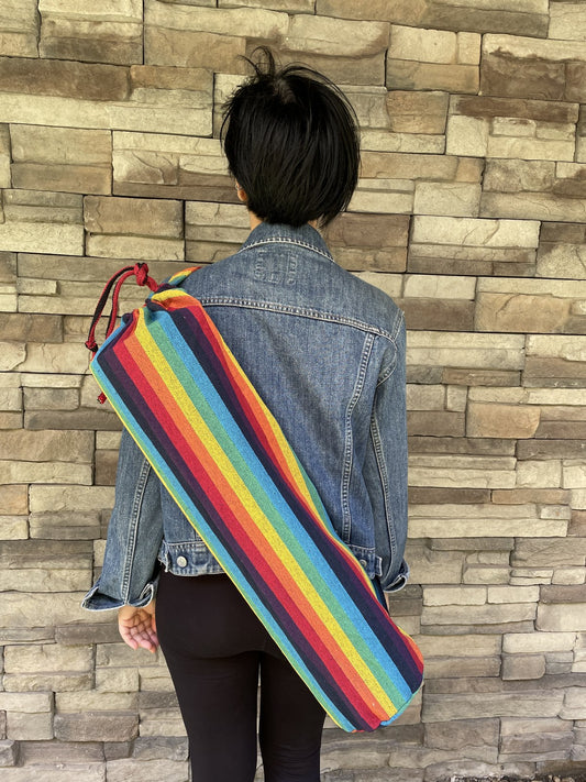 Rainbow Nepal Yoga Mat Çantası