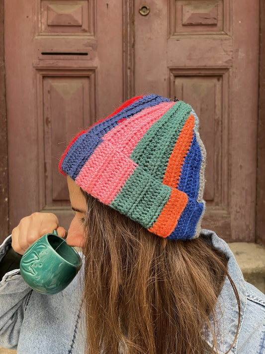 Bohem Patchwork El Örgüsü Bere 