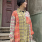 Kadın Patchwork Oversize Oduncu Gömlek
