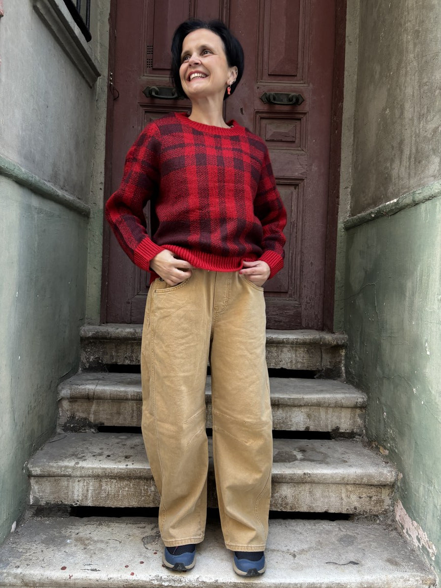 Natural Salopet Tulum – Ayarlanabilir Askılı, Çift Kullanımlı