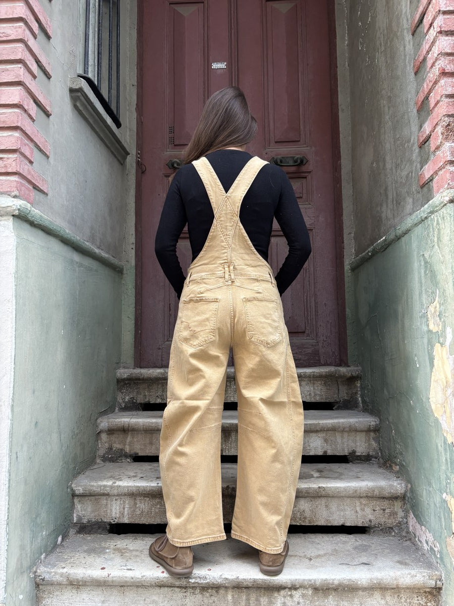 Natural Salopet Tulum – Ayarlanabilir Askılı, Çift Kullanımlı