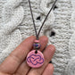 Viking Compass Symbol Ceramic Necklace