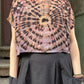 Tasarım Siyah Kadın Crop Batik Bluz
