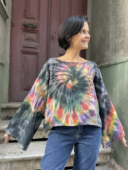 Batik Müslin Bluz – “Nova” 