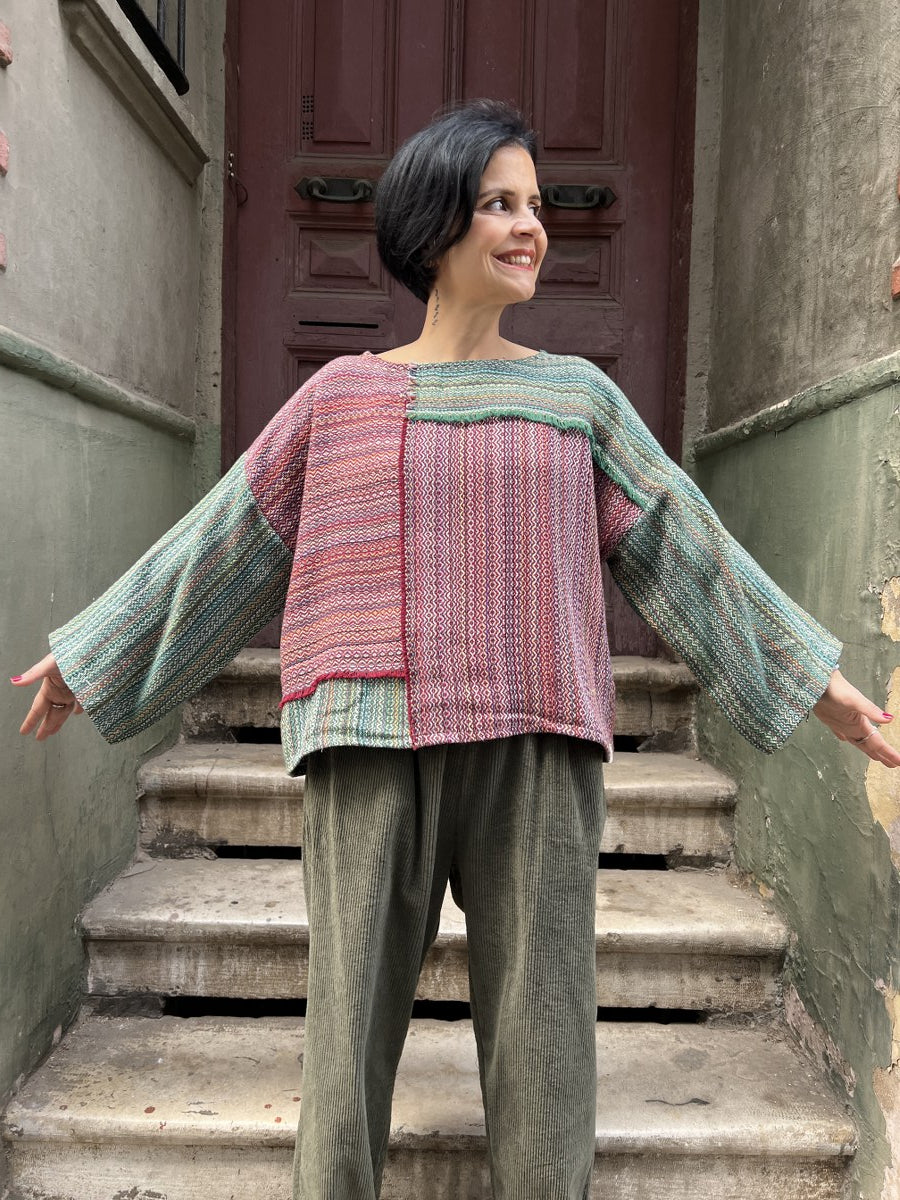 Aurella Dokuma Kadın Bluz