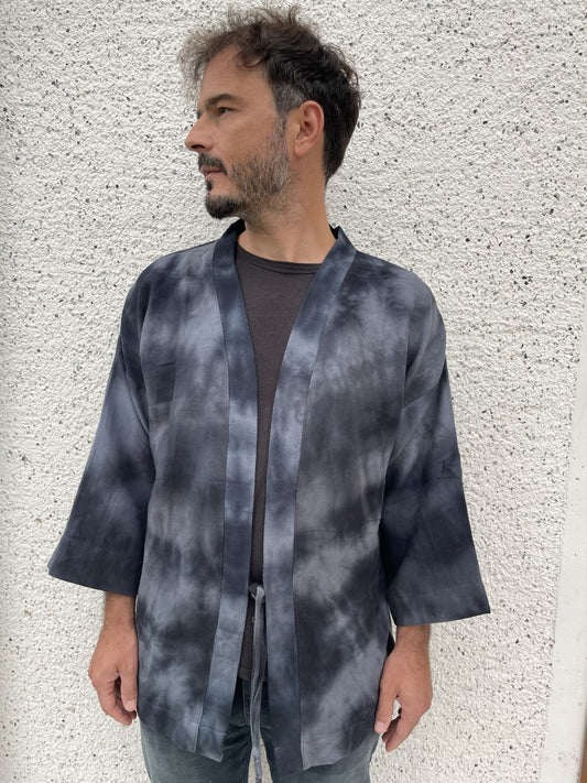 Erkek Kimono Gökyüzü Dumanı