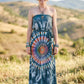 Luna Spiral Batik Sarong – Renk Geçişli Viskon Çok Amaçlı Sarong Etek & Elbise