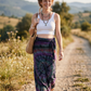 Moon Aura Batik Sarong – Renk Geçişli Viskon Çok Amaçlı Sarong Etek & Elbise