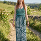 Ocean Mist Batik Sarong – Renk Geçişli Viskon Çok Amaçlı Sarong Etek & Elbise