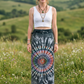 Luna Spiral Batik Sarong – Renk Geçişli Viskon Çok Amaçlı Sarong Etek & Elbise