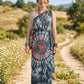 Luna Spiral Batik Sarong – Renk Geçişli Viskon Çok Amaçlı Sarong Etek & Elbise