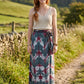 Nordic Spirit Batik Sarong – Renk Geçişli Viskon Çok Amaçlı Sarong Etek & Elbise