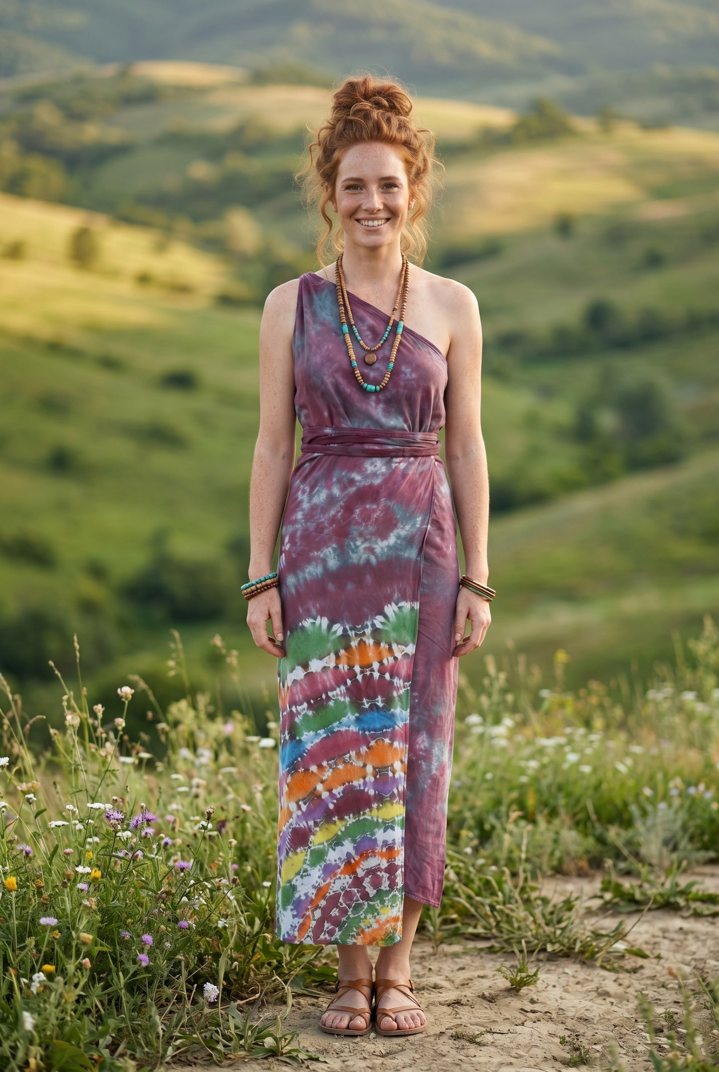 Arya Batik Sarong – Renk Geçişli Viskon Çok Amaçlı Sarong Etek & Elbise