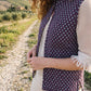 Bohem Kadın Çift Taraflı Kapitone Yelek – %100 Pamuk – Etnik Desenli – Hindistan Üretimi