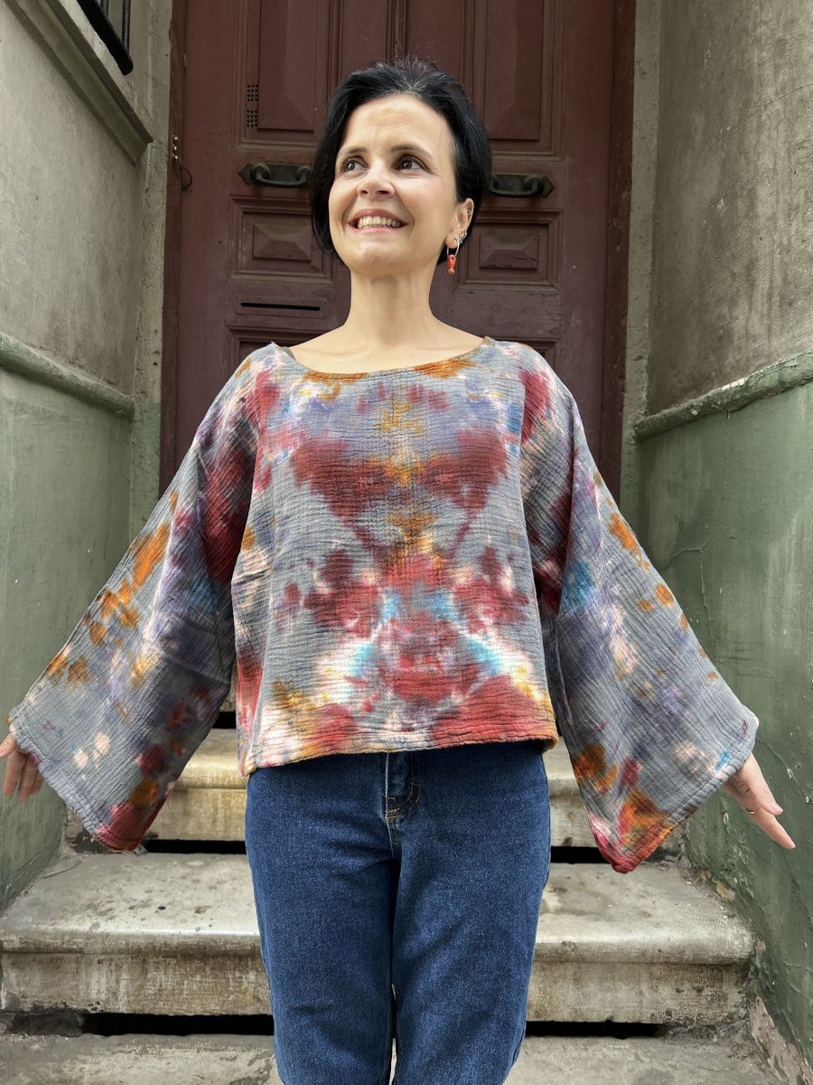 Kadın Batik Bluz Sunset Aura