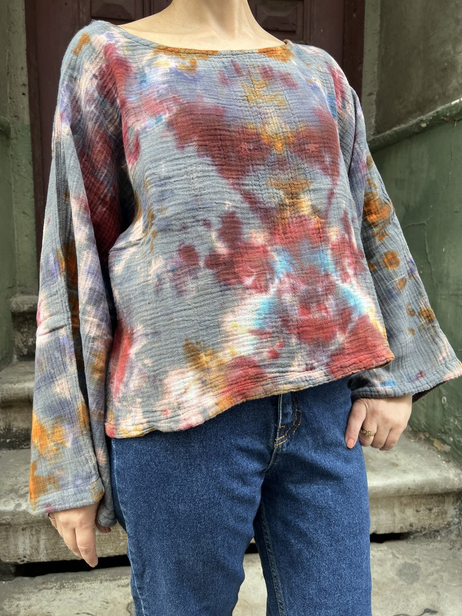 Kadın Batik Bluz Sunset Aura