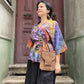 Unisex Bohem Toprak Batik Kimono