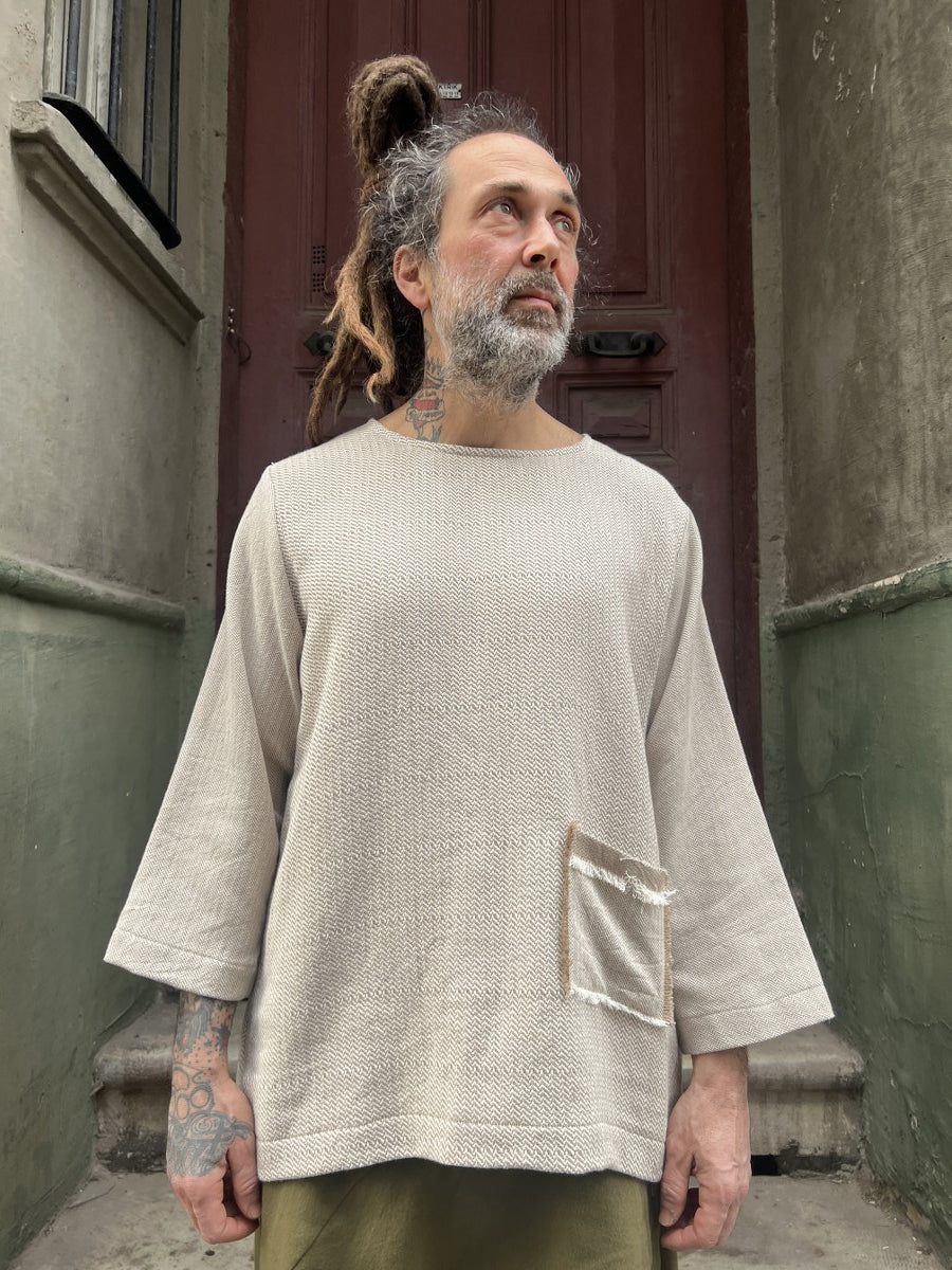 Lora Dokuma Erkek Bluz