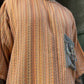 Solis Turuncu Etnik Dokuma Erkek Bluz