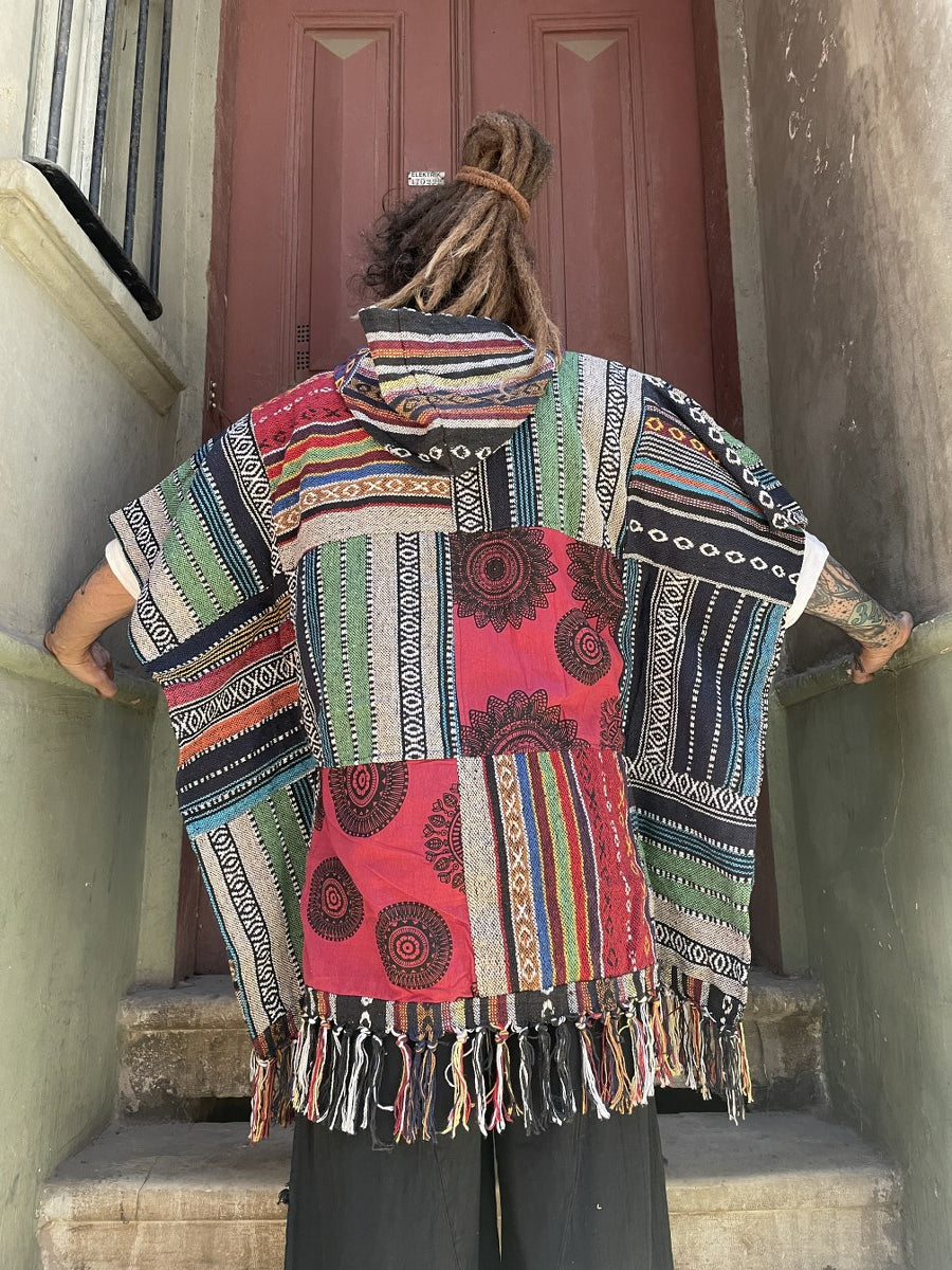 Unisex Nepal Patchwork Panço