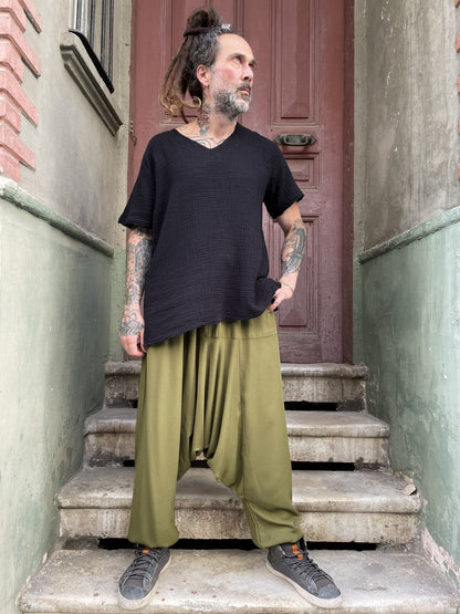 Bohem Unisex Yazlık Adana Şalvar Eşofman Pantolon