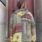 Nepal Patchwork Polar Astarlı Mont – Unisex, Kışlık, Yeşil