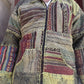 Nepal Patchwork Polar Astarlı Mont – Unisex, Kışlık, Yeşil