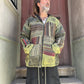 Nepal Patchwork Polar Astarlı Mont – Unisex, Kışlık, Yeşil