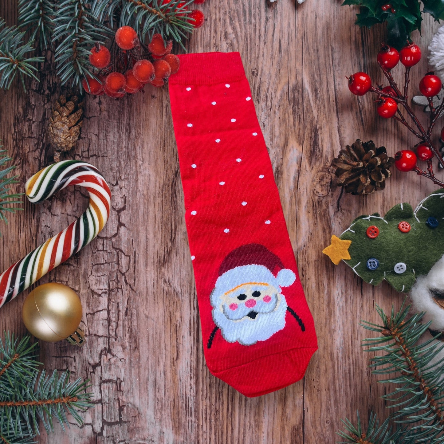 Yılbaşı 3’lü Çorap Hediye Kutusu