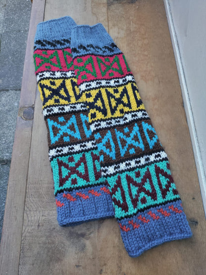 El Örgüsü Etnik Desenli Tozluk