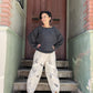 Unisex Bohem Salaş Baskılı Pantolon