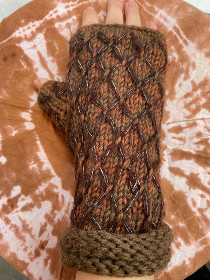 Nepal Yün Parmaksız Eldiven