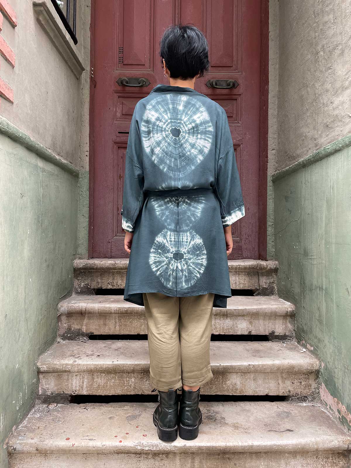 Unisex Bohem Batik Kimono